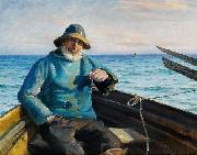 Michael Ancher Fisherman from Skagen Germany oil painting artist